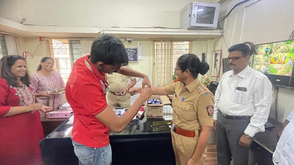 Raksha Bandhan 2023 Celebration at Jawahar Colony Police Station Aurangabad